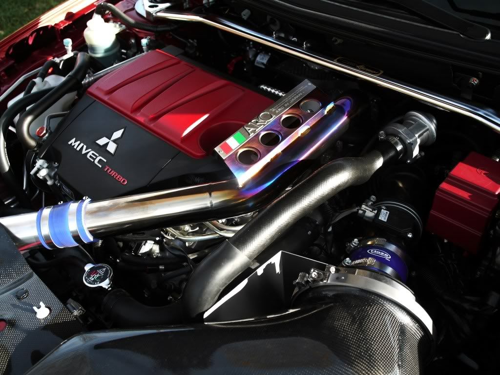 New install ARC intercooler, front pipe & radiator cap EvoXForums